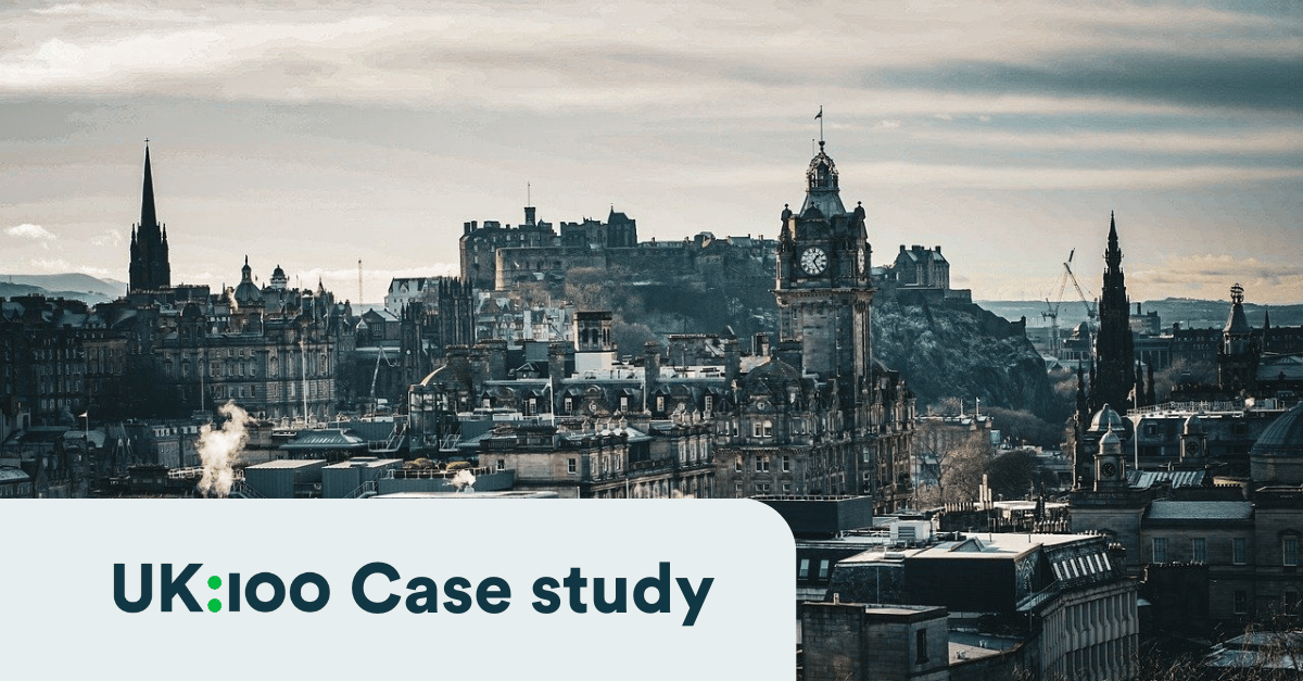 Image of Edinburgh Old-Town & Castle skyline 